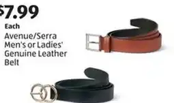 Aldi Avenue/Serra Men's or Ladies Genuine Leather Belt offer