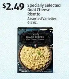 Aldi Specially Selected Goat Cheese Risotto Assorted Varieties offer