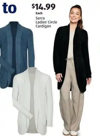 Aldi Serra Ladies' Circle Cardigan offer