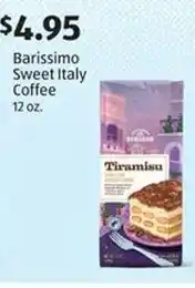 Aldi Barissimo Sweet Italy Coffee offer