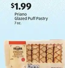 Aldi Priano Glazed Puff Pastry offer