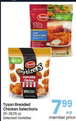 Albertsons Tyson Breaded Chicken Selections offer