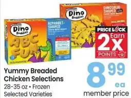 Albertsons Yummy Breaded Chicken Selections offer