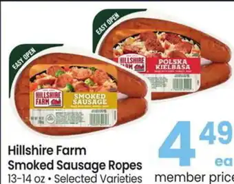 Albertsons HILLSHIRE FARM Smoked Sausage Ropes offer