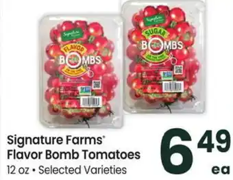 Albertsons Signature Farms Flavor Bomb Tomatoes offer