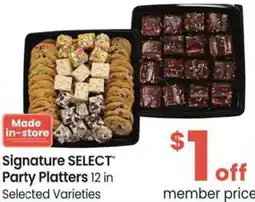 Albertsons Signature SELECT Party Platters offer