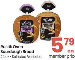 Albertsons Rustik Oven Sourdough Bread offer