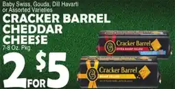 Bravo Supermarkets CRACKER BARREL CHEDDAR CHEESE offer