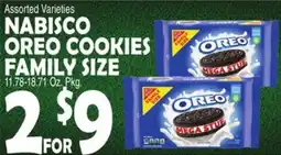 Bravo Supermarkets NABISCO OREO COOKIES FAMILY SIZE offer