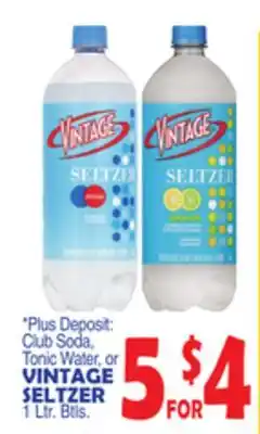 Bravo Supermarkets VINTAGE SELTZER offer