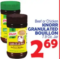 Bravo Supermarkets KNORR GRANULATED BOUILLON offer