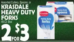 Bravo Supermarkets KRASDALE HEAVY DUTY FORKS offer