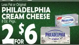 Bravo Supermarkets PHILADELPHIA CREAM CHEESE offer