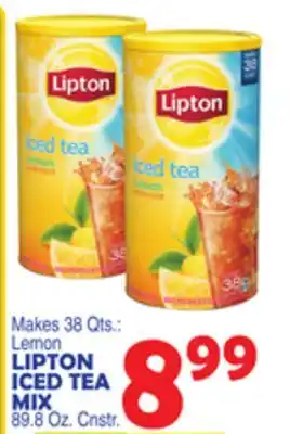 Bravo Supermarkets LIPTON ICED TEA MIX offer