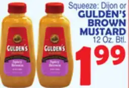 Bravo Supermarkets GULDEN'S BROWN MUSTARD offer