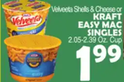 Bravo Supermarkets KRAFT EASY MAC SINGLES offer