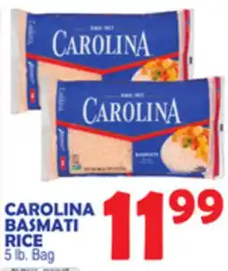 Bravo Supermarkets CAROLINA BASMATI RICE offer