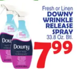 Bravo Supermarkets DOWNY WRINKLE RELEASE SPRAY offer