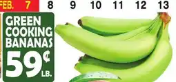 Bravo Supermarkets GREEN COOKING BANANAS offer