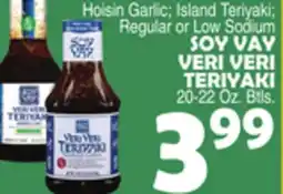 Bravo Supermarkets SOY VAY VERI TERIYAKI offer