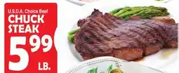 Bravo Supermarkets CHUCK STEAK offer