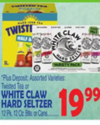 Bravo Supermarkets WHITE CLAW HARD SELTZER offer