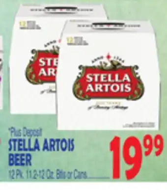 Bravo Supermarkets STELLA ARTOIS BEER offer