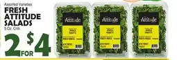 Bravo Supermarkets FRESH ATTITUDE SALADS offer