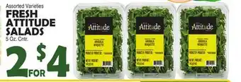 Bravo Supermarkets FRESH ATTITUDE SALADS offer