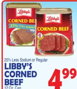 Bravo Supermarkets LIBBY'S CORNED BEEF offer