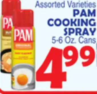 Bravo Supermarkets PAM COOKING SPRAY offer