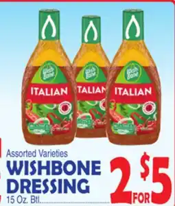 Bravo Supermarkets WISHBONE DRESSING offer