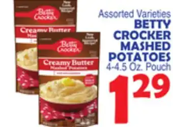 Bravo Supermarkets BETTY CROCKER MASHED POTATOES offer