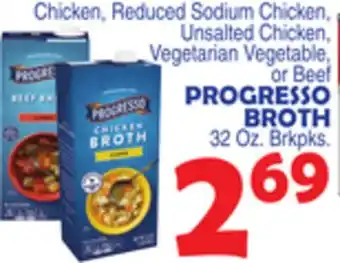 Bravo Supermarkets PROGRESSO BROTH offer