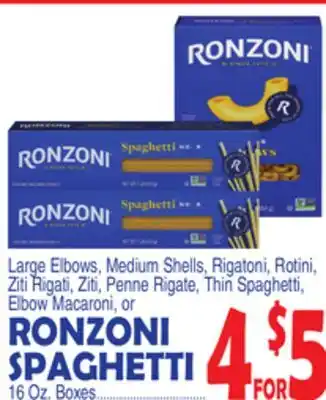 Bravo Supermarkets RONZONI SPAGHETTI offer