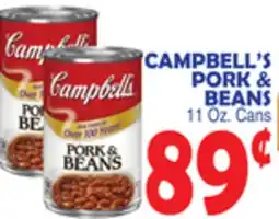 Bravo Supermarkets CAMPBELL'S PORK & BEANS offer