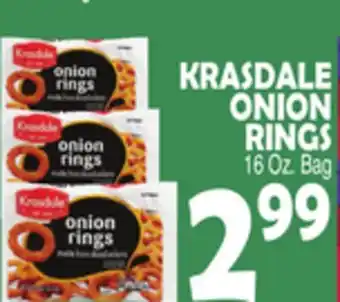 Bravo Supermarkets KRASDALE ONION RINGS offer