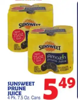 Bravo Supermarkets SUNSWEET PRUNE JUICE offer