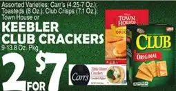 Bravo Supermarkets KEEBLER CLUB CRACKERS offer