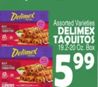 Bravo Supermarkets DELIMEX TAQUITOS offer