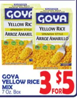 Bravo Supermarkets GOYA YELLOW RICE MIX offer