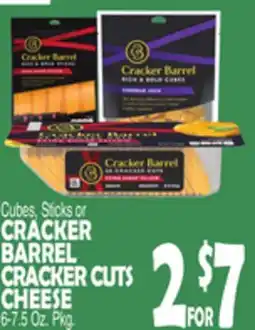 Bravo Supermarkets CRACKER BARREL CRACKER CUTS CHEESE offer