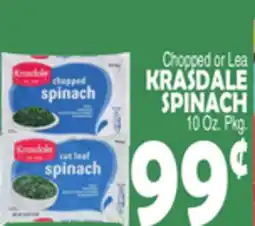 Bravo Supermarkets KRASDALE SPINACH offer