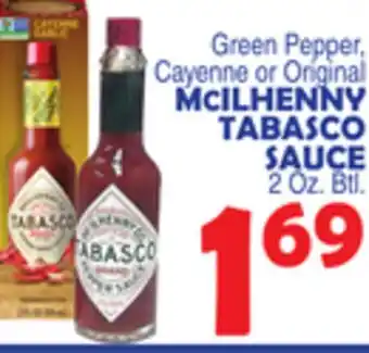 Bravo Supermarkets MCILHENNY TABASCO SAUCE offer