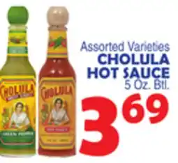 Bravo Supermarkets CHOLULA HOT SAUCE offer