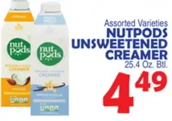 Bravo Supermarkets NUTPODS UNSWEETENED CREAMER offer