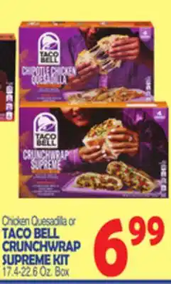 Bravo Supermarkets TACO BELL CRUNCHWRAP SUPREME KIT offer