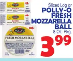 Bravo Supermarkets POLLY-O FRESH MOZZARELLA BALL offer