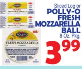 Bravo Supermarkets POLLY-O FRESH MOZZARELLA BALL offer