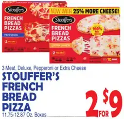 Bravo Supermarkets STOUFFER'S FRENCH BREAD PIZZA offer